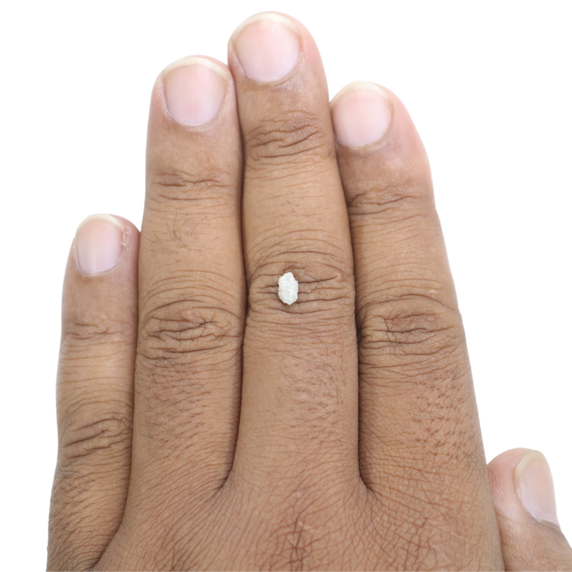 0.52 CT Snow White Rough Uncut Diamond For Wedding Jewelry | Engagement Ring | Gift For Girl Friend - JayKrishna Diamond