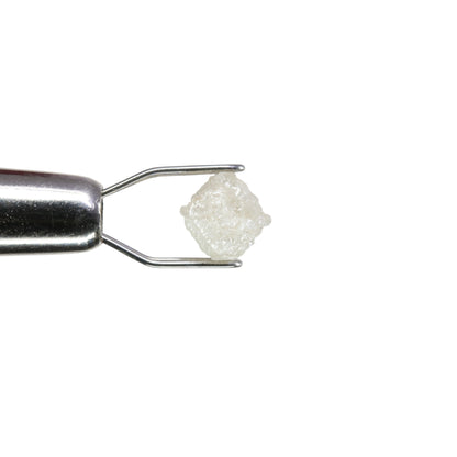 0.63 CT Snow White Rough Uncut Diamond for a Unique Proposal Ring: Statement Jewelry Gift for Her - JayKrishna Diamond