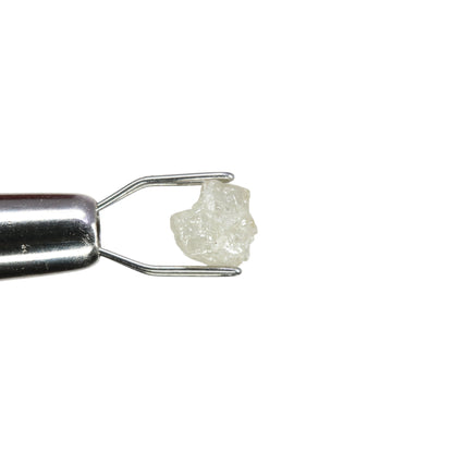 0.79 CT Rough Uncut Snow White Diamond For Proposal Ring | Engagement Ring | Gift For Her - JayKrishna Diamond
