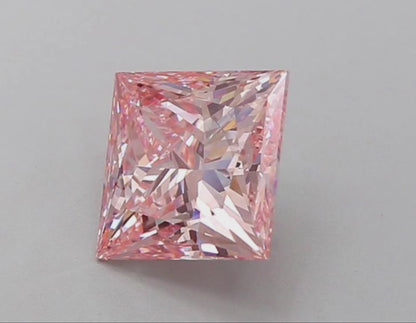 2.11 Carat Fancy Intense Pink Lab Grown Diamond | IGI Certified | Diamond for Engagement Ring