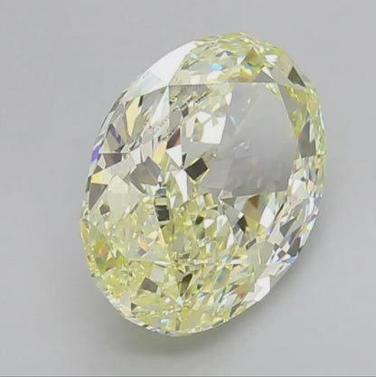 5 Carat Fancy Color Oval Lab Grown Diamond | IGI Certified, Sustainable Luxury, VVS2 Clarity