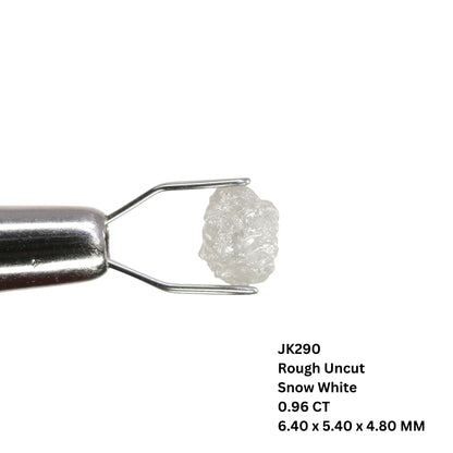 0.96 CT Rough Uncut Snow White Diamond For Wedding Ring | Engagement Ring - JayKrishna Diamond