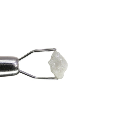 0.96 CT Snow White Rough Uncut Diamond For Engagement Ring - JayKrishna Diamond