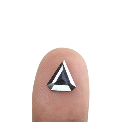 1.22 CT Salt And Pepper Rustic Diamond For Engagement Ring - JayKrishna Diamond