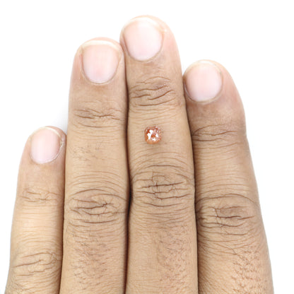 0.91 CT Red Cushion Cut Diamond Ring For Valentine Gift | Natural Loose Cushion Diamond | Cushion Shape Diamond For Making Jewelry - JayKrishna Diamond