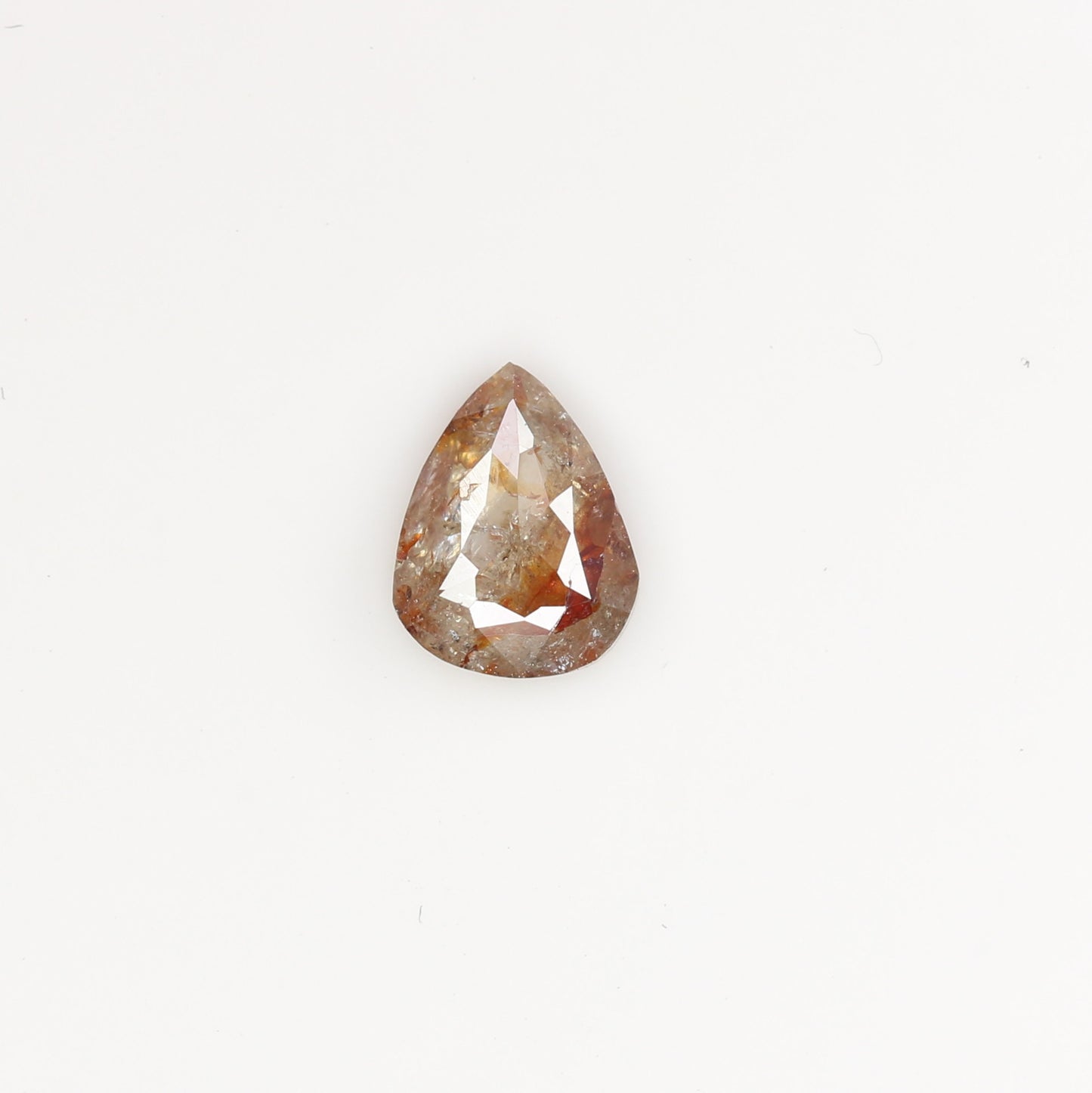 Unique 0.40 CT Light Red Pear Cut Diamond | Perfect for Engagement Rings | Valentine's Gift - JayKrishna Diamond