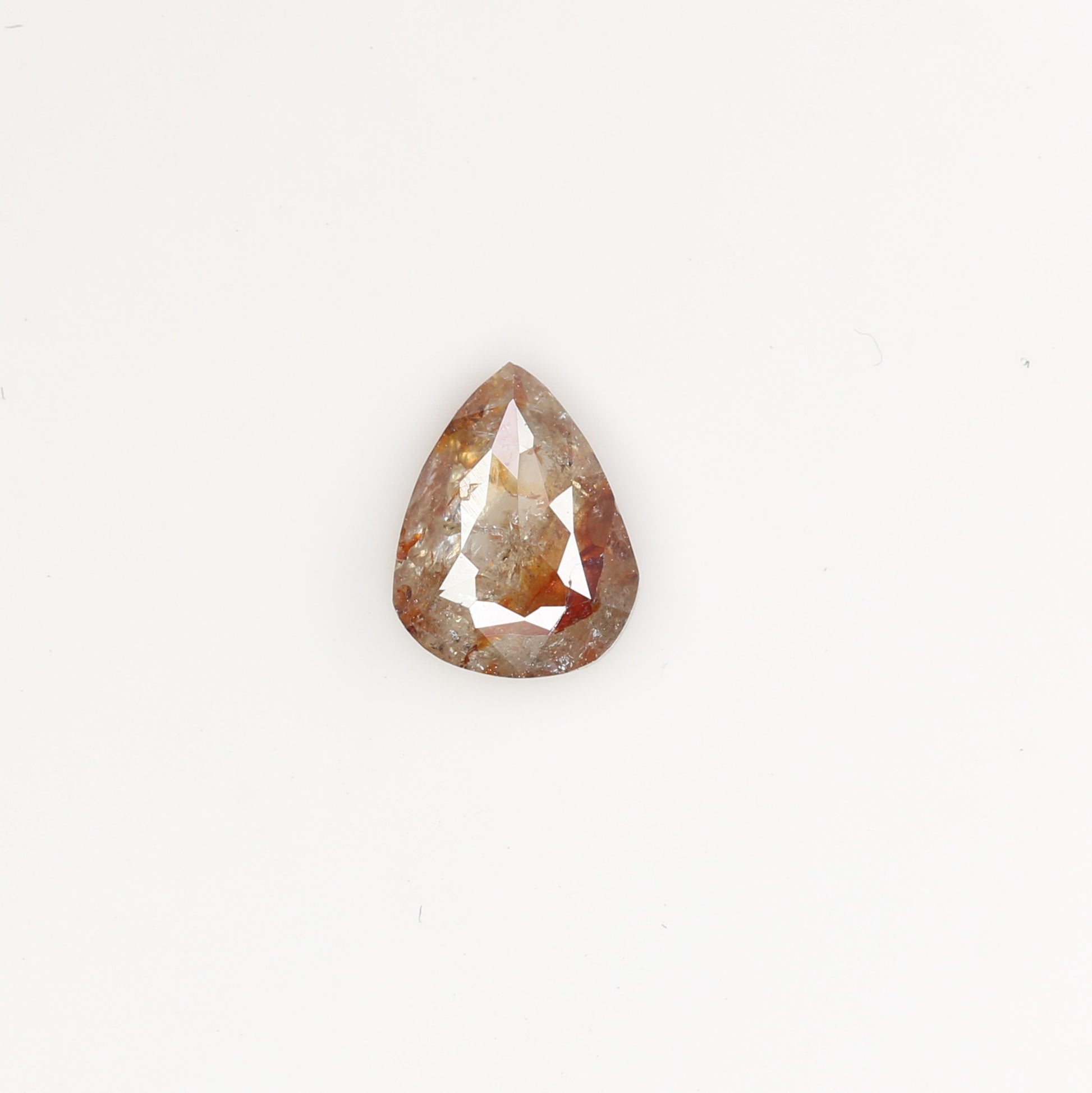 Unique 0.40 CT Light Red Pear Cut Diamond | Perfect for Engagement Rings | Valentine's Gift - JayKrishna Diamond
