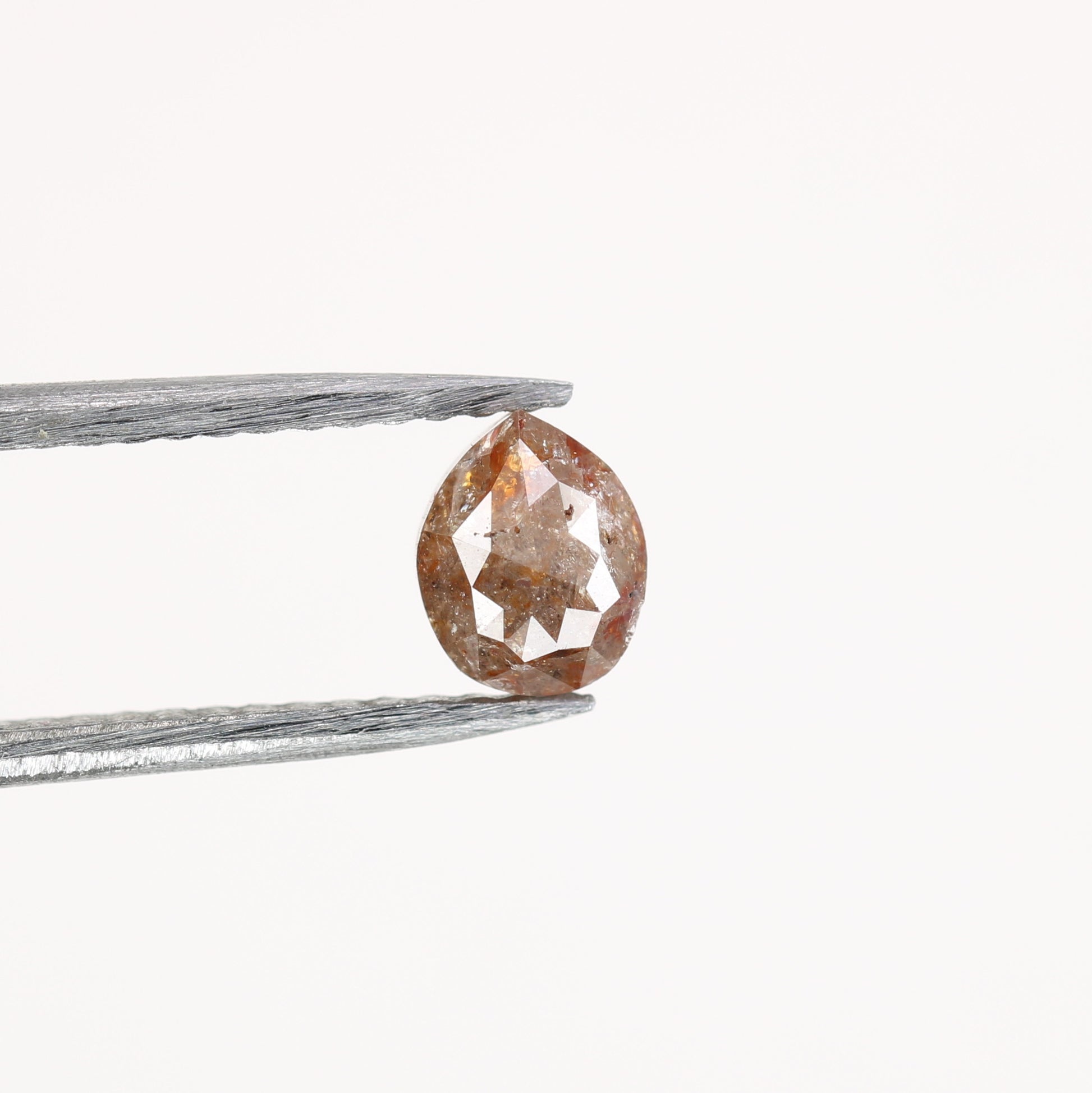 0.60 CT Red Natural Pear Diamond Engagement Ring: Perfect Valentine’s Gift for Your Girlfriend - JayKrishna Diamond