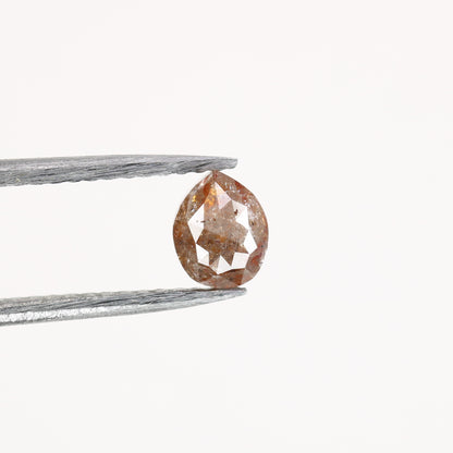 0.60 CT Red Natural Pear Diamond Engagement Ring: Perfect Valentine’s Gift for Your Girlfriend - JayKrishna Diamond