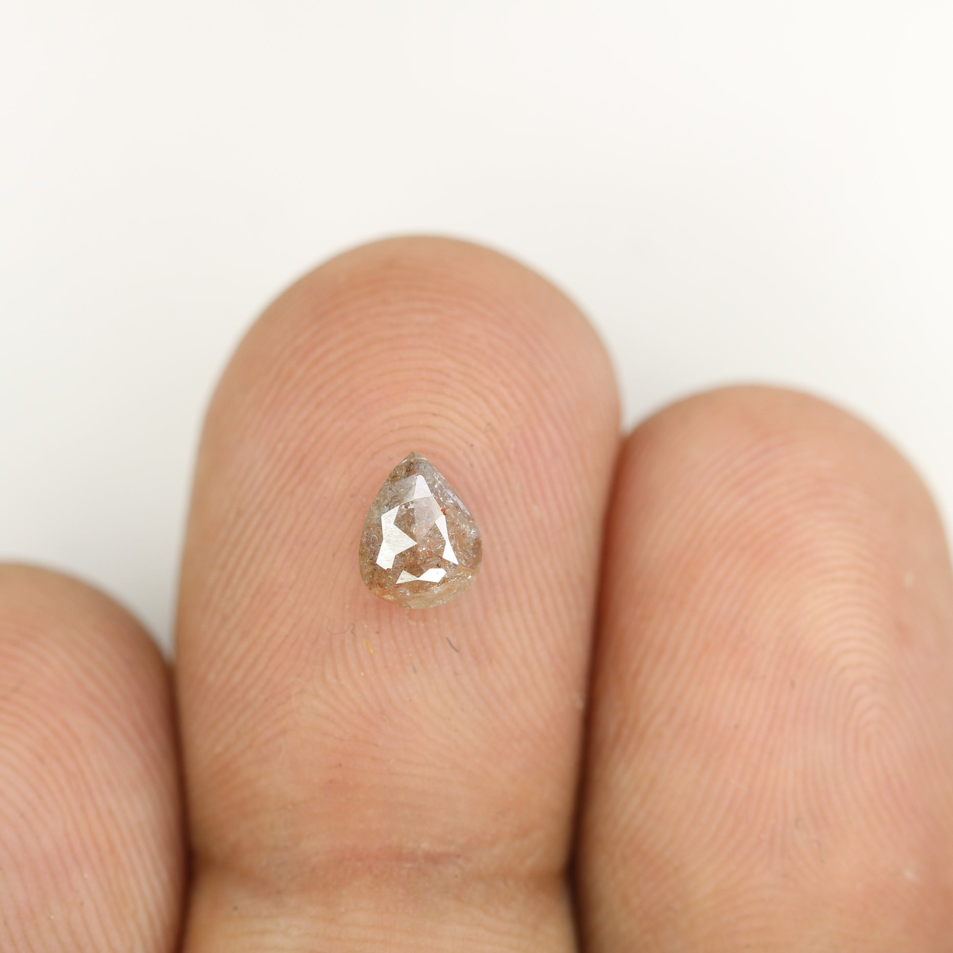 0.81 CT Pear Shape Natural Loose Diamond Gray Color | Pear For Diamond Jewelry - JayKrishna Diamond