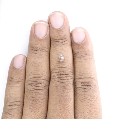 0.81 CT Pear Shape Natural Loose Diamond Gray Color | Pear For Diamond Jewelry - JayKrishna Diamond
