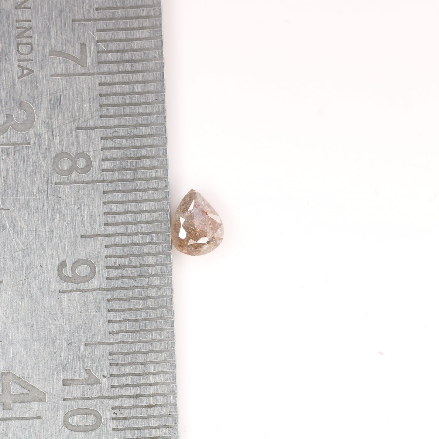 0.81 CT Pear Shape Natural Loose Diamond Gray Color | Pear For Diamond Jewelry - JayKrishna Diamond