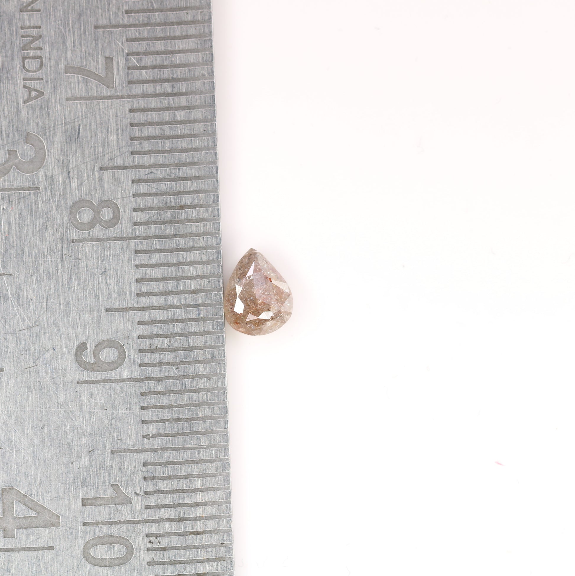 0.81 CT Pear Shape Natural Loose Diamond Gray Color | Pear For Diamond Jewelry - JayKrishna Diamond
