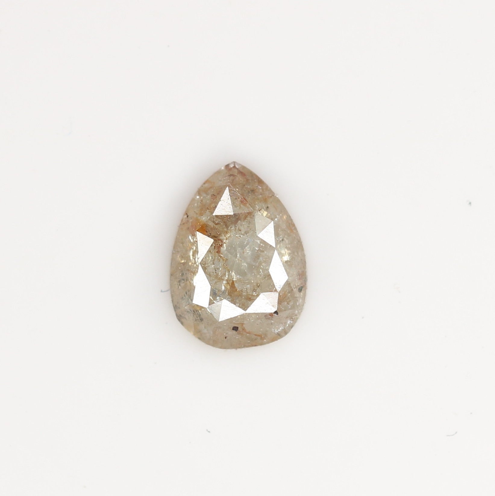 0.59 CT Pear-Shaped Peach Diamond – Stunning Gem for Halo Setting Rings and Perfect Valentine’s Gift for Girlfriend - JayKrishna Diamond