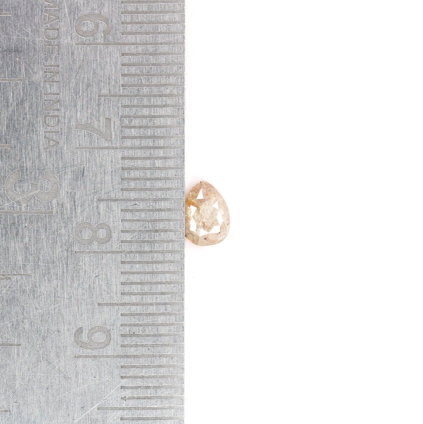 0.59 CT Pear-Shaped Peach Diamond – Stunning Gem for Halo Setting Rings and Perfect Valentine’s Gift for Girlfriend - JayKrishna Diamond