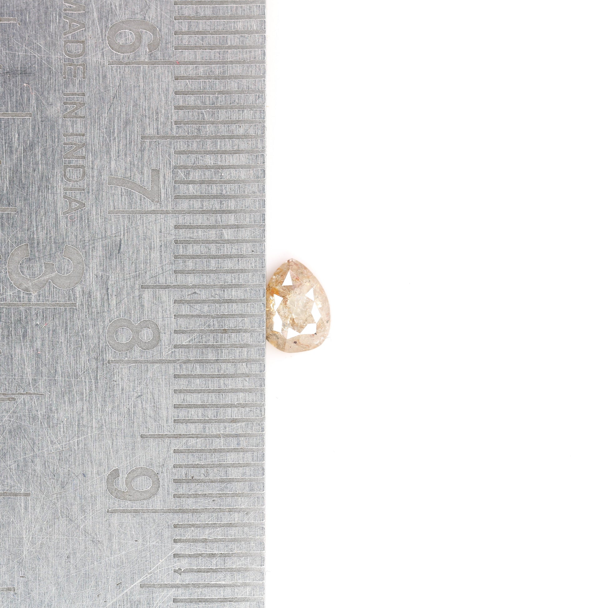 0.59 CT Pear-Shaped Peach Diamond – Stunning Gem for Halo Setting Rings and Perfect Valentine’s Gift for Girlfriend - JayKrishna Diamond