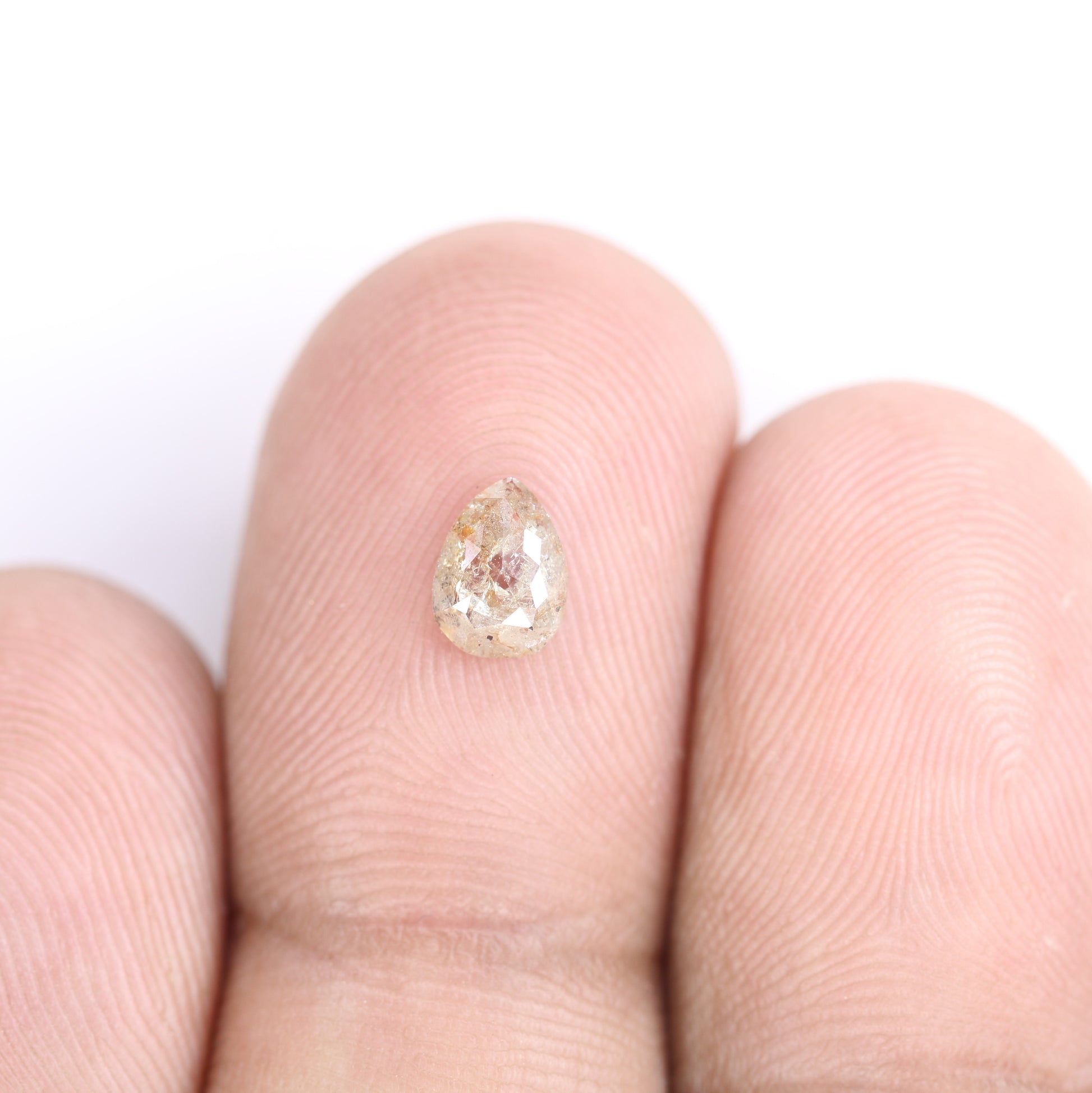 0.59 CT Pear-Shaped Peach Diamond – Stunning Gem for Halo Setting Rings and Perfect Valentine’s Gift for Girlfriend - JayKrishna Diamond