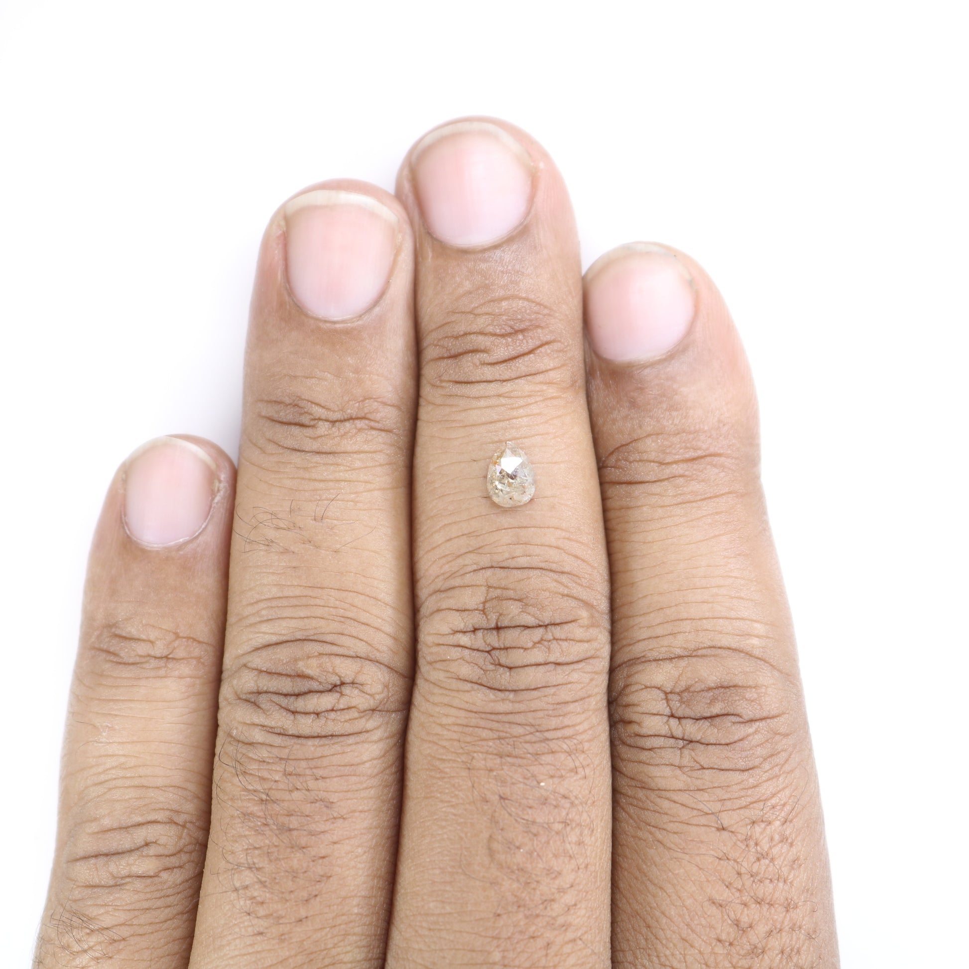 0.59 CT Pear-Shaped Peach Diamond – Stunning Gem for Halo Setting Rings and Perfect Valentine’s Gift for Girlfriend - JayKrishna Diamond