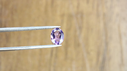 0.94 CT Oval Shape Galaxy Purple Amethyst Natural Gemstone For Designer Jewelry