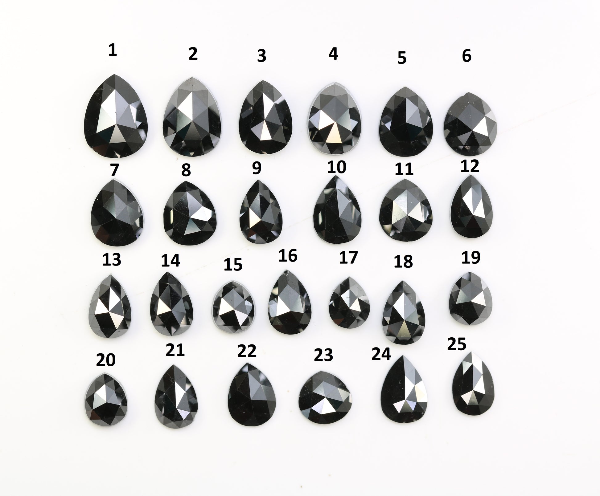 0.30 CT to 1.16 CT Pear Cut Black Diamond – Ideal for Engagement Rings | Elegant Black Pear Shape Diamonds - JayKrishna Diamond