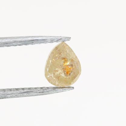 0.73 CT Pear Cut Peach Diamond For Engagement Ring | Peach Pear Natural Loose Diamond For Sale - JayKrishna Diamond