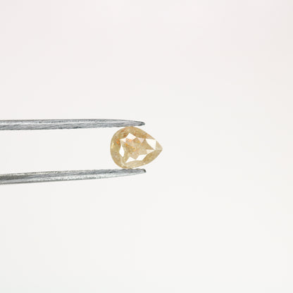0.73 CT Pear Cut Peach Diamond For Engagement Ring | Peach Pear Natural Loose Diamond For Sale - JayKrishna Diamond