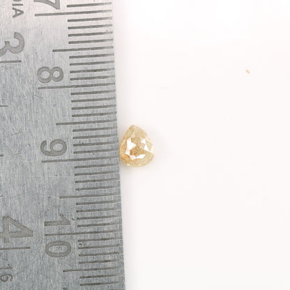 0.73 CT Pear Cut Peach Diamond For Engagement Ring | Peach Pear Natural Loose Diamond For Sale - JayKrishna Diamond