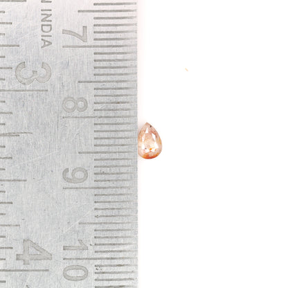 0.23 CT Brilliant Cut Peach Pear Shape Diamond for Proposal Rings and Gifts for Her - JayKrishna Diamond