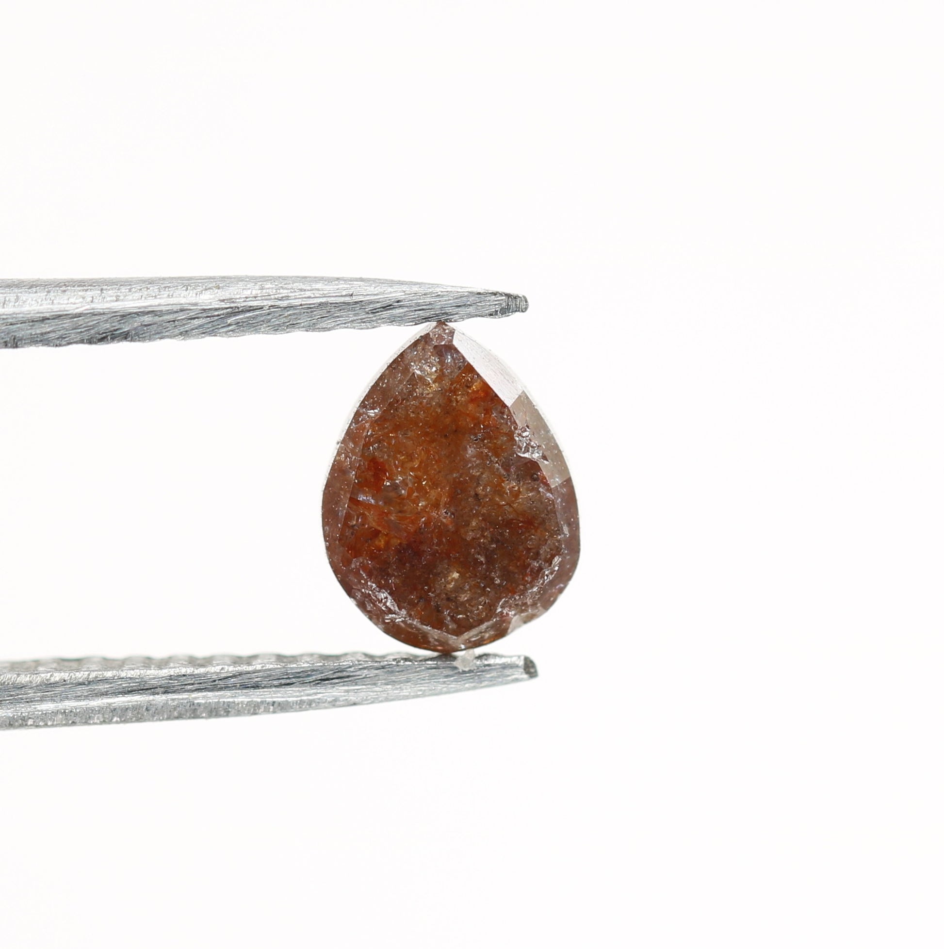 0.72 CT Red Pear Cut Diamond For Engagement Ring | Birthday Pear Diamond Gift Necklace - JayKrishna Diamond
