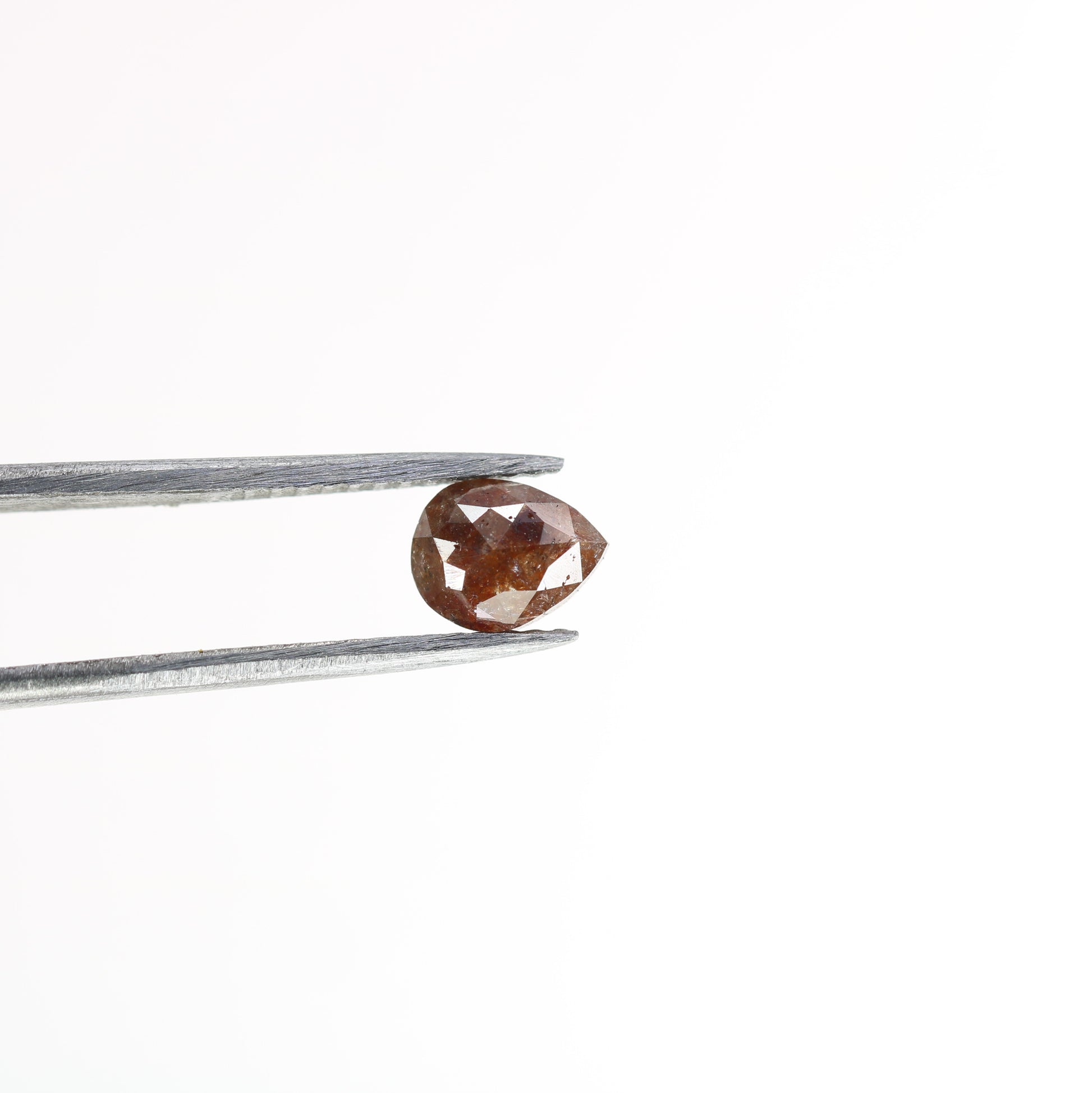 0.72 CT Red Pear Cut Diamond For Engagement Ring | Birthday Pear Diamond Gift Necklace - JayKrishna Diamond