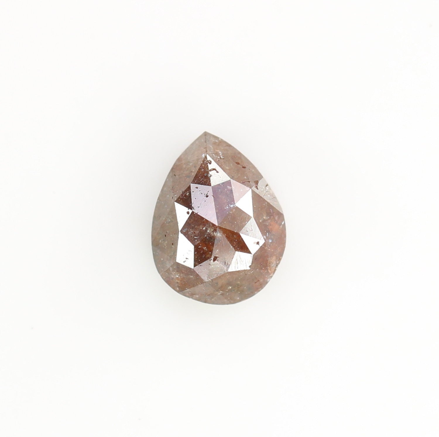 0.72 CT Red Pear Cut Diamond For Engagement Ring | Birthday Pear Diamond Gift Necklace - JayKrishna Diamond