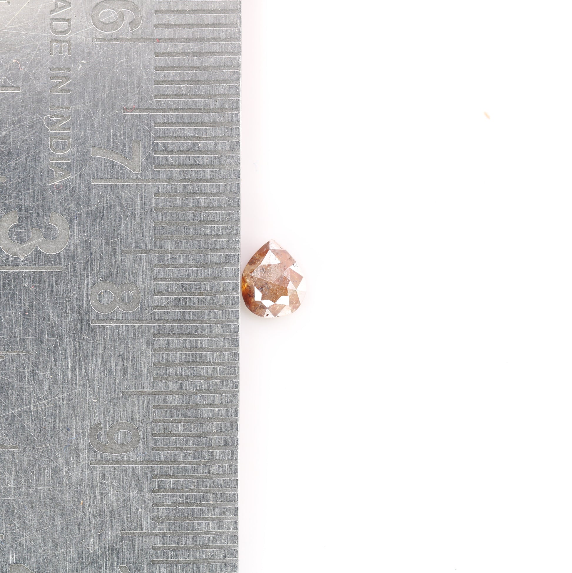 0.51 CT Red Natural Loose Pear Solitaire Gift Ring | Pear Diamond For Making Jewelry - JayKrishna Diamond