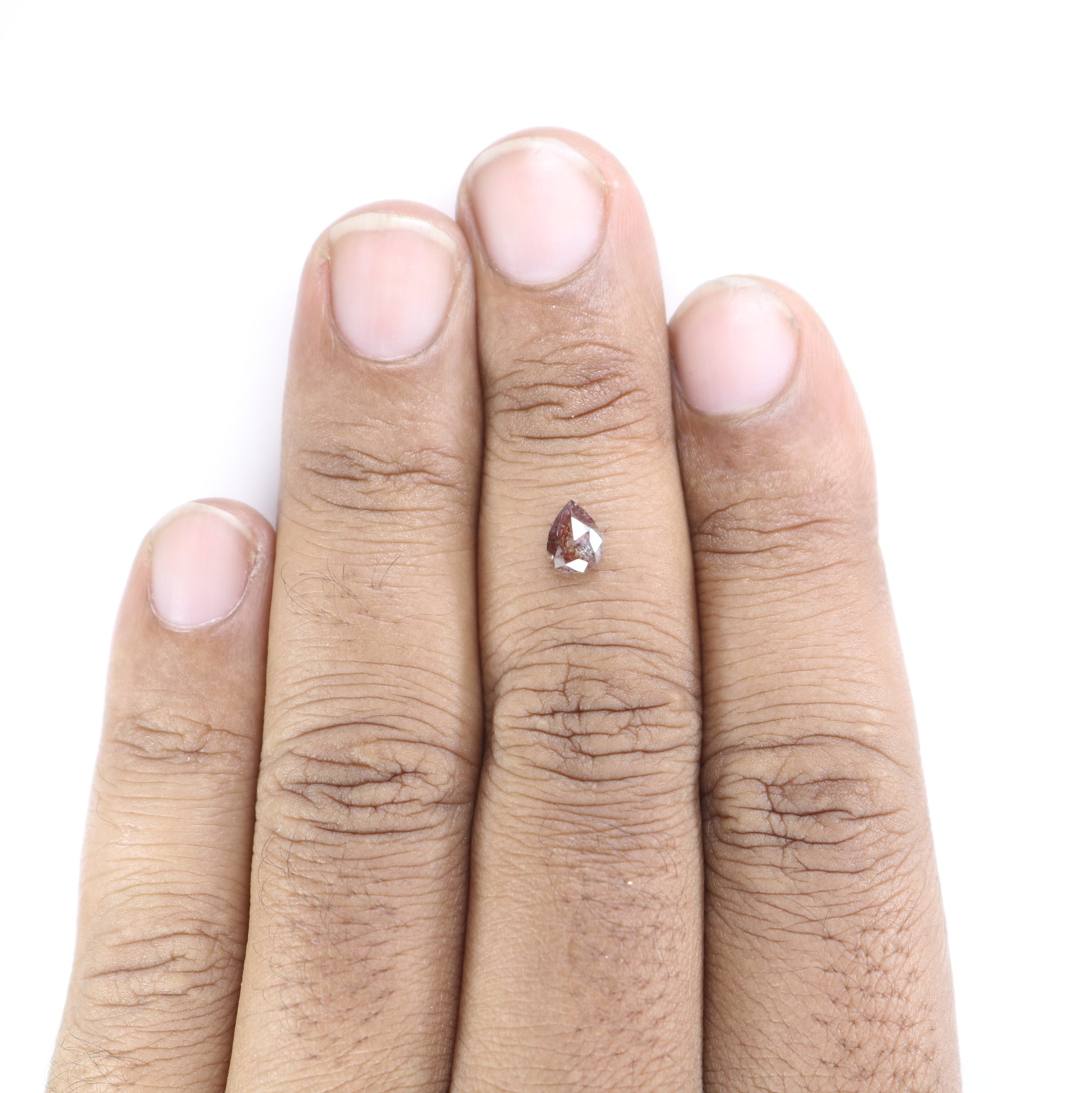 0.58 CT Natural Pear-Shaped Red Diamond – Perfect Loose Gem for Anniversary Rings and Thoughtful Gifts for Her - JayKrishna Diamond