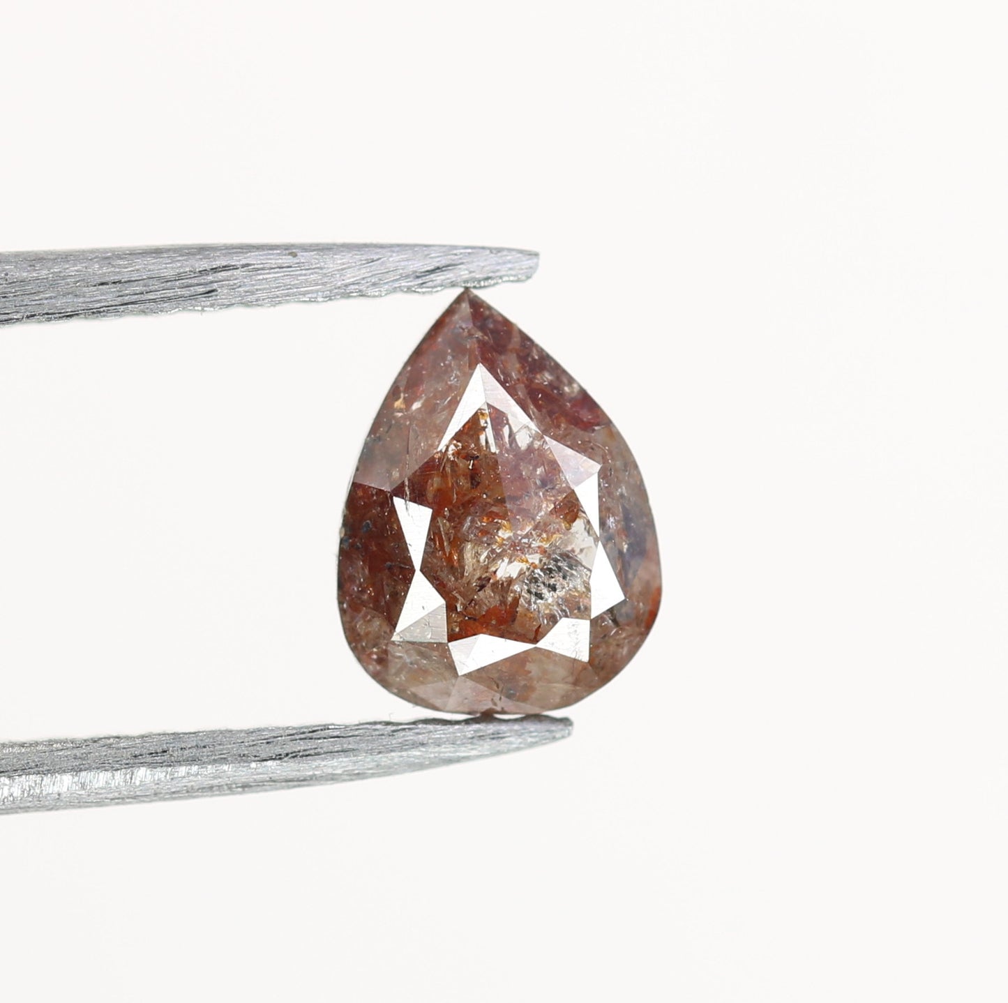 0.58 CT Natural Pear-Shaped Red Diamond – Perfect Loose Gem for Anniversary Rings and Thoughtful Gifts for Her - JayKrishna Diamond