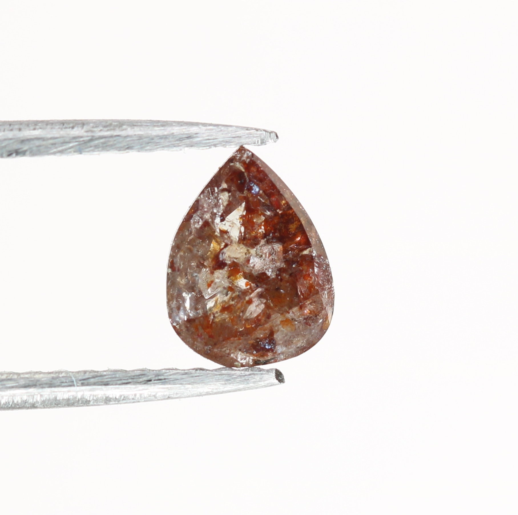 0.58 CT Natural Pear-Shaped Red Diamond – Perfect Loose Gem for Anniversary Rings and Thoughtful Gifts for Her - JayKrishna Diamond