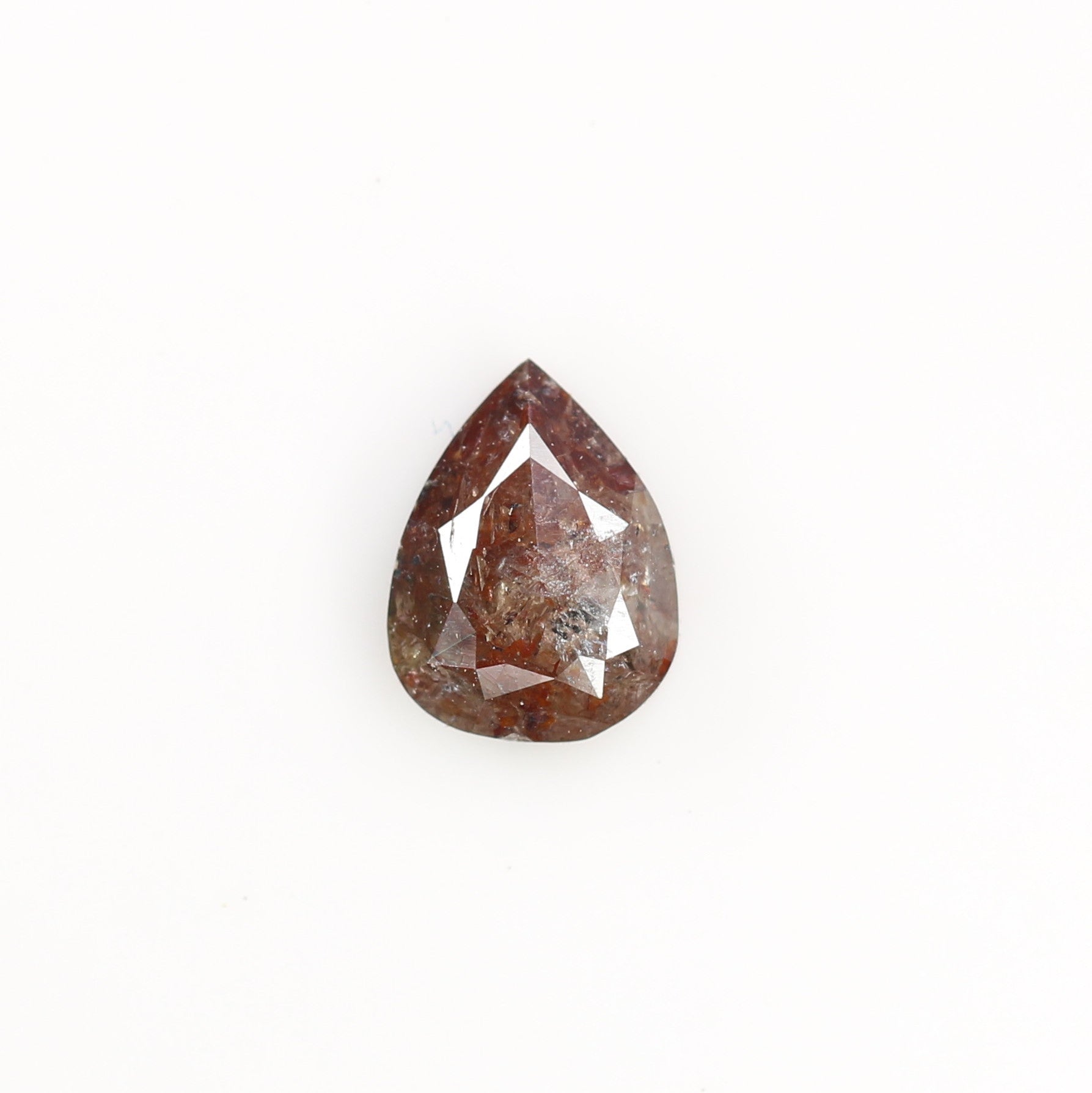 0.58 CT Natural Pear-Shaped Red Diamond – Perfect Loose Gem for Anniversary Rings and Thoughtful Gifts for Her - JayKrishna Diamond