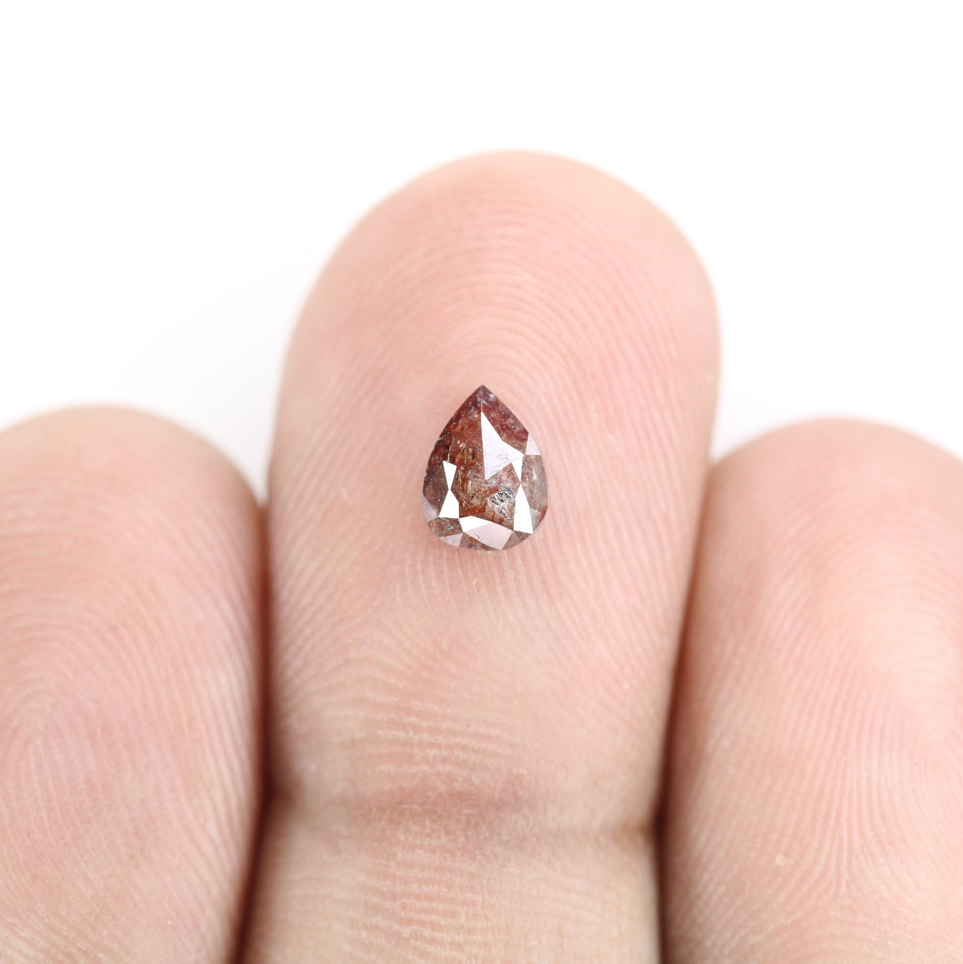 0.58 CT Natural Pear-Shaped Red Diamond – Perfect Loose Gem for Anniversary Rings and Thoughtful Gifts for Her - JayKrishna Diamond