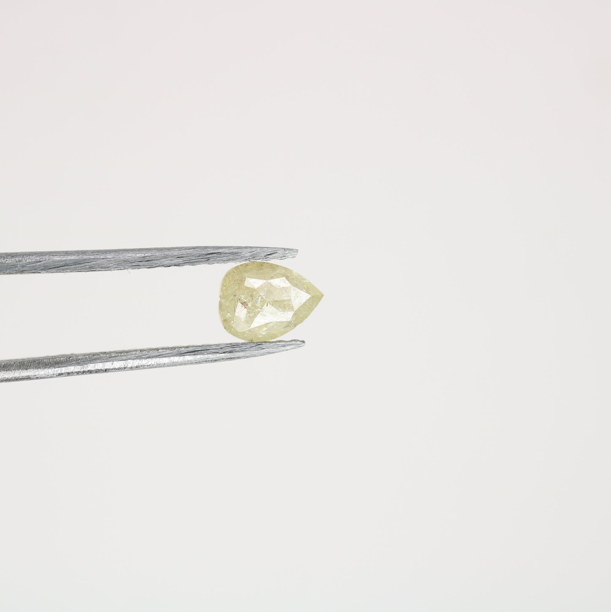 0.41 CT Light Yellow Pear Diamond  For Valentine Gift Ring | Customize Rose Gold Solitaire Pear Pendant - JayKrishna Diamond
