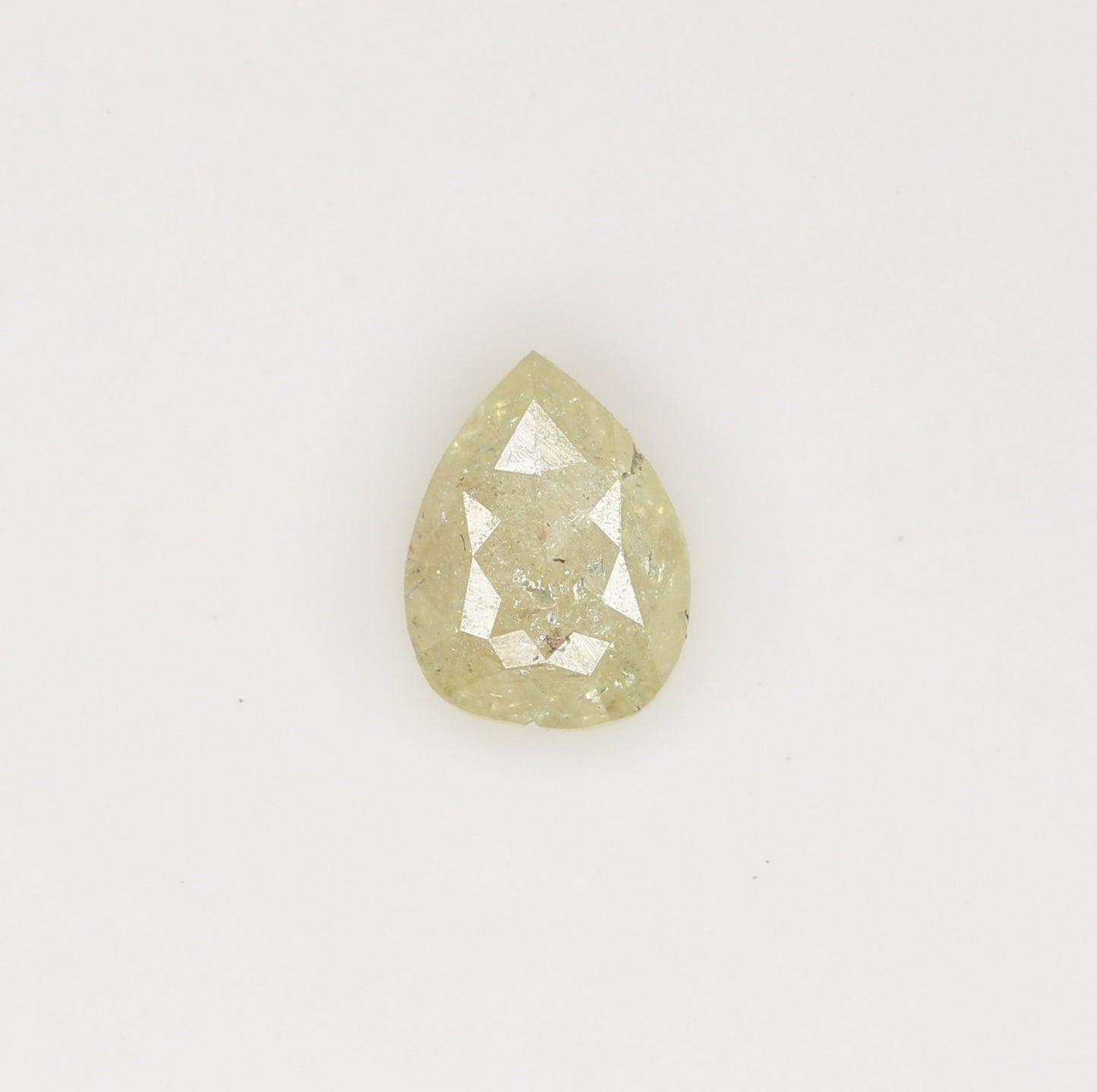 0.41 CT Light Yellow Pear Diamond  For Valentine Gift Ring | Customize Rose Gold Solitaire Pear Pendant - JayKrishna Diamond
