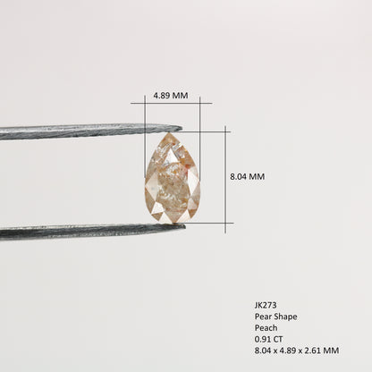 0.91 CT Art Deco Pear Diamond Ring For Women | Customize Pear Diamond Jewelry - JayKrishna Diamond