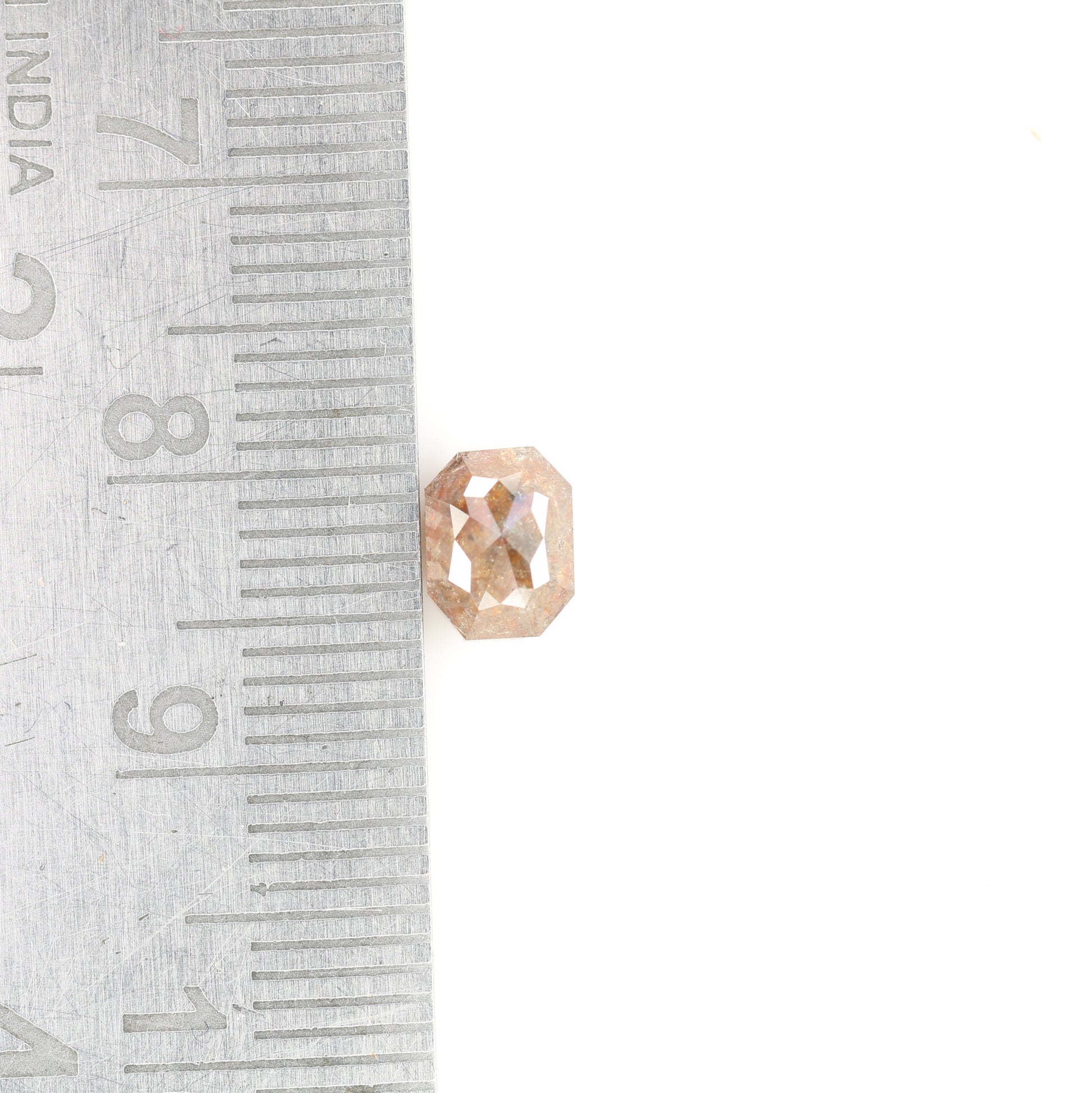 1.25 CT Red Emerald Shape Loose Diamond For Designer Jewelry - JayKrishna Diamond