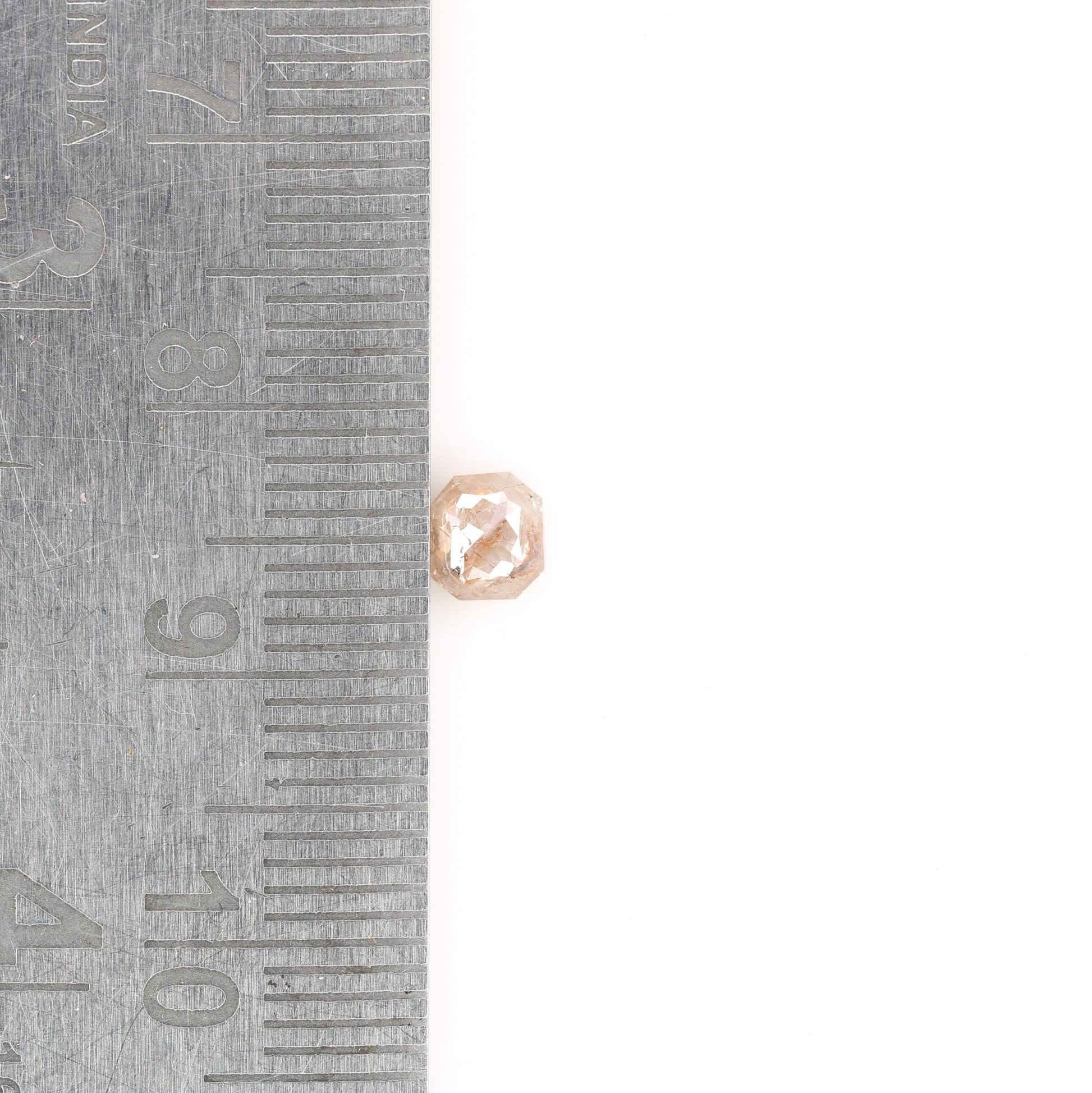 0.50 CT Peach Cushion Shape Diamond For Necklace | Engagement Gift Diamond Ring - JayKrishna Diamond