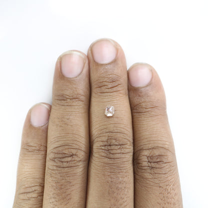0.50 CT Peach Cushion Shape Diamond For Necklace | Engagement Gift Diamond Ring - JayKrishna Diamond