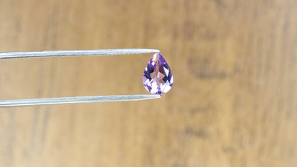 0.85 CT Loose Pear Cut Purple Amethyst Gemstone For Proposal Ring