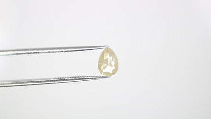 0.86 CT Natural Loose Grey 7.20 MM Pear Shaped Diamond For Statement Ring