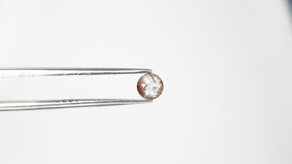 Unique 0.40 CT Peach Round Rose Cut Diamond | Perfect for Statement Rings | 4.40 MM