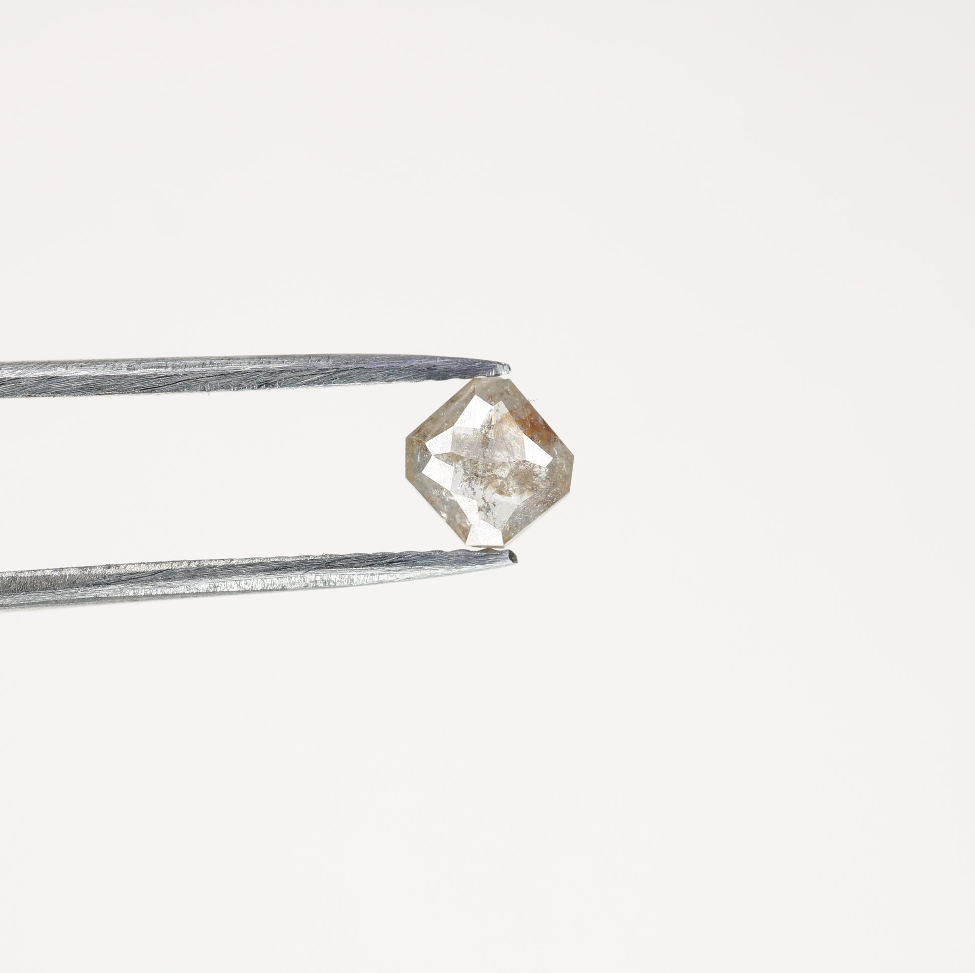 Unique 0.40 CT Salt & Pepper Cushion Cut Diamond | Perfect for Prong Set Rings - JayKrishna Diamond