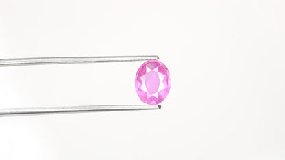 2.31 CT Fancy Ruby Sapphire Oval Cut Gemstone For Proposal Ring