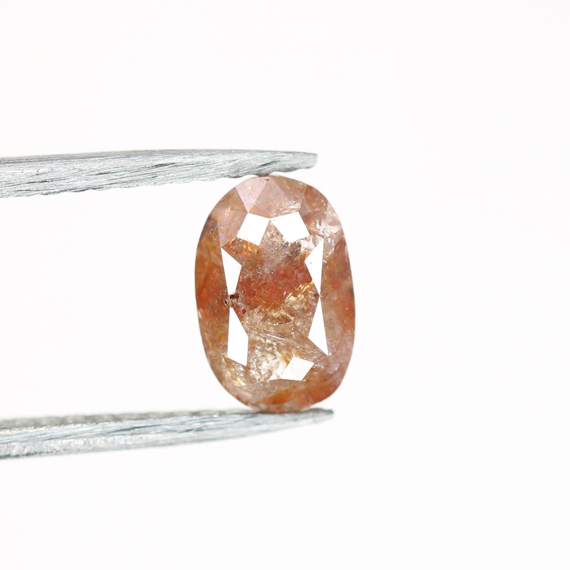 1.07 CT  Red Colour Oval Shape Diamond For Wedding Ring - JayKrishna Diamond