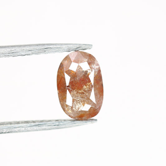 1.07 CT  Red Colour Oval Shape Diamond For Wedding Ring - JayKrishna Diamond